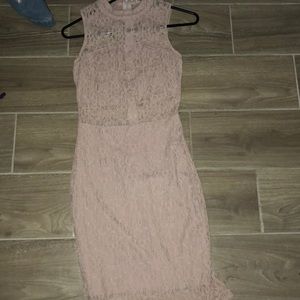 Tight lace dress